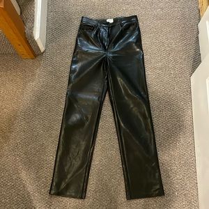Aritzia black Leather Pants